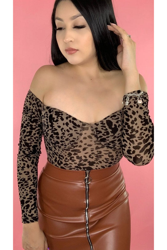 Say So Bodysuit (camel)