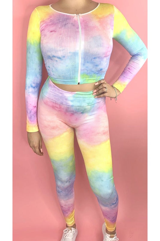 Tie Dye Workout Set