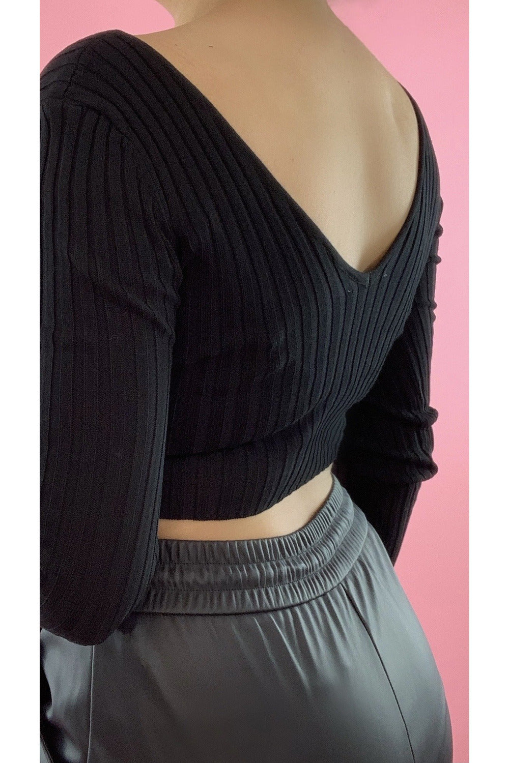 Bella Crop Top (black)