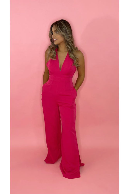 Lucia Jumpsuit (hot pink)