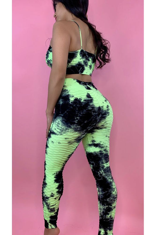 Whine Up Set (black and lime green)