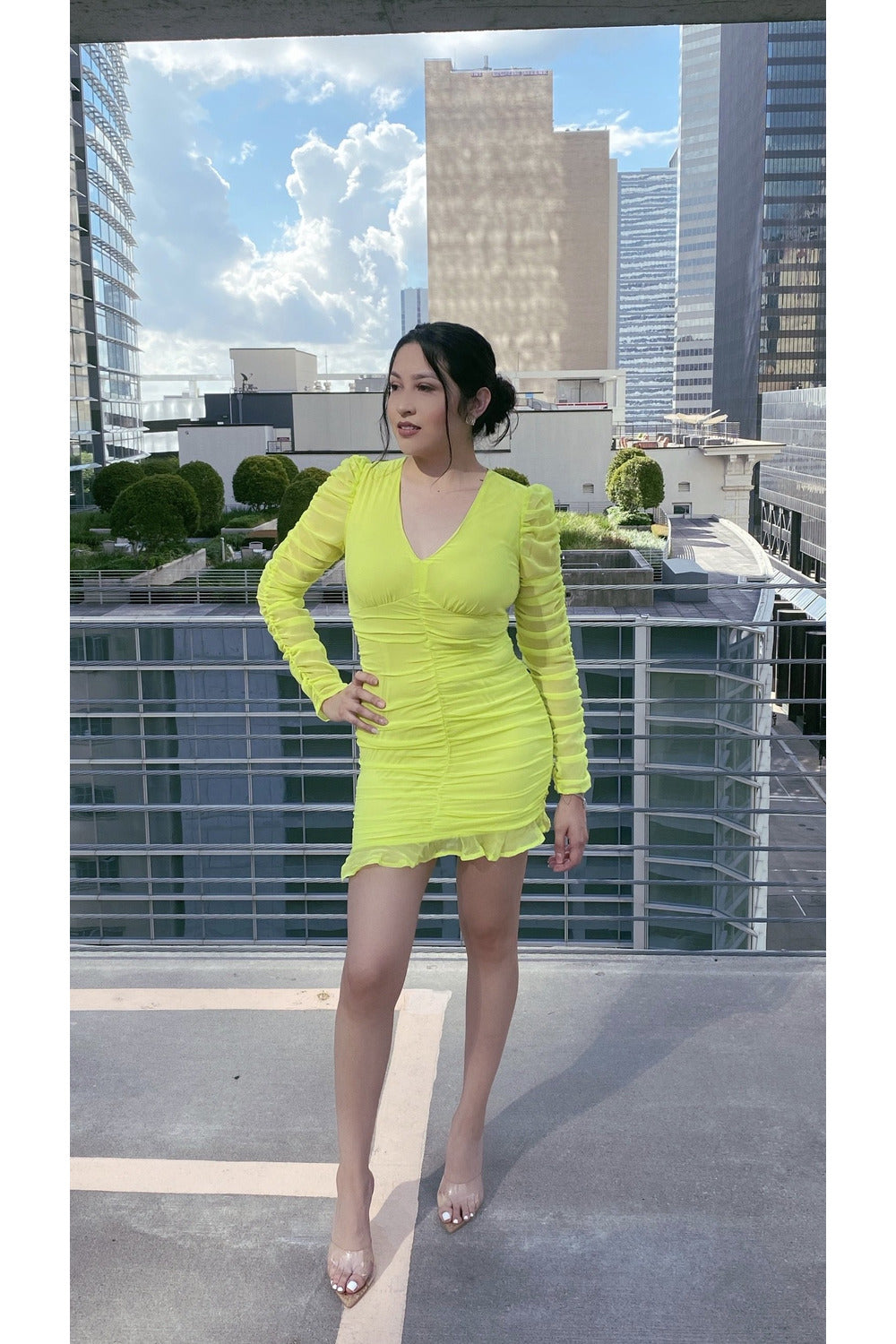 Safaera Dress (citrus yellow)