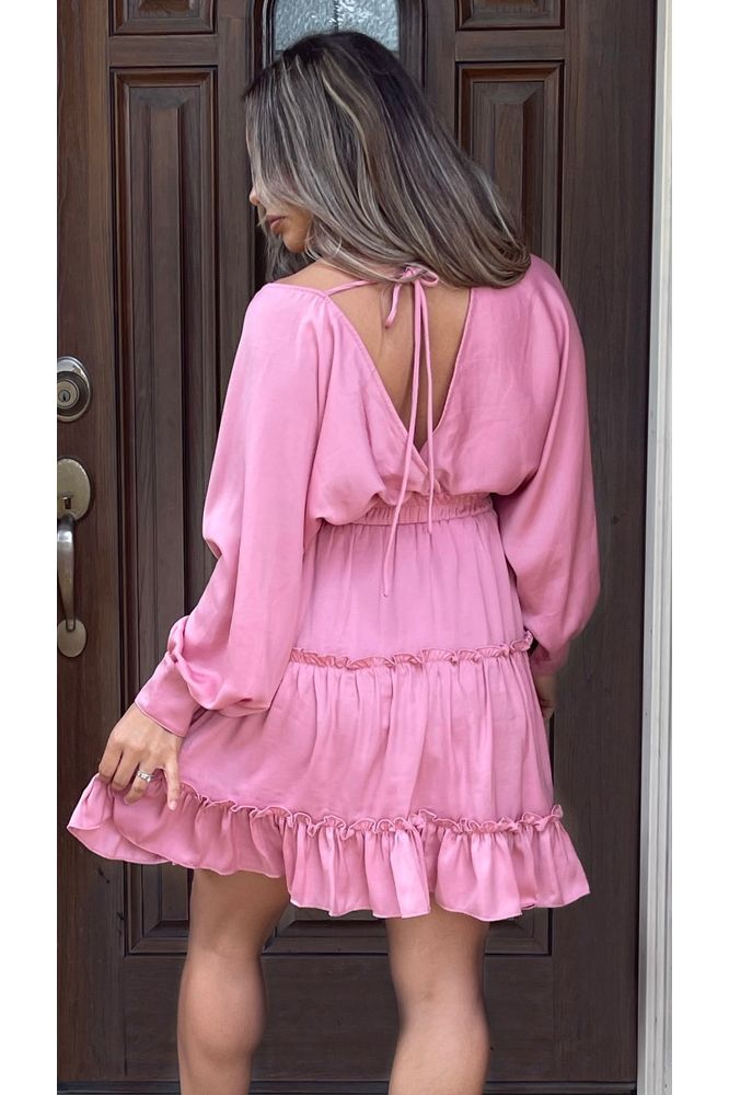 Sofia Dress (rose pink)