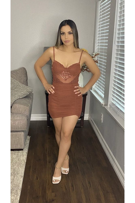 Aria Dress (brown)