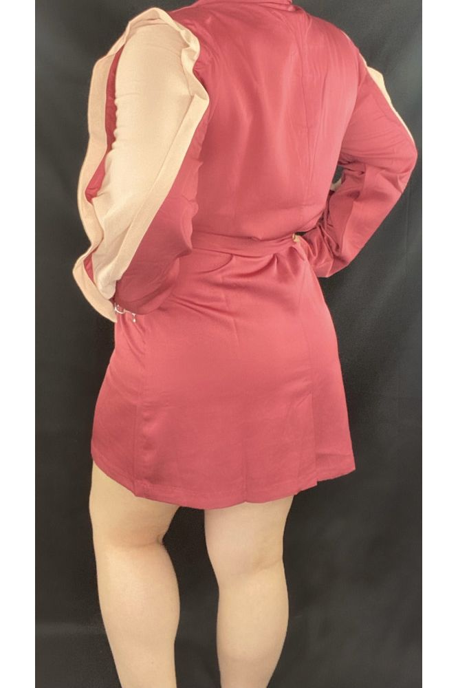 Blazer Dress (rose/nude)