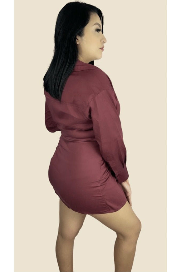 Genesis Romper (burgundy)